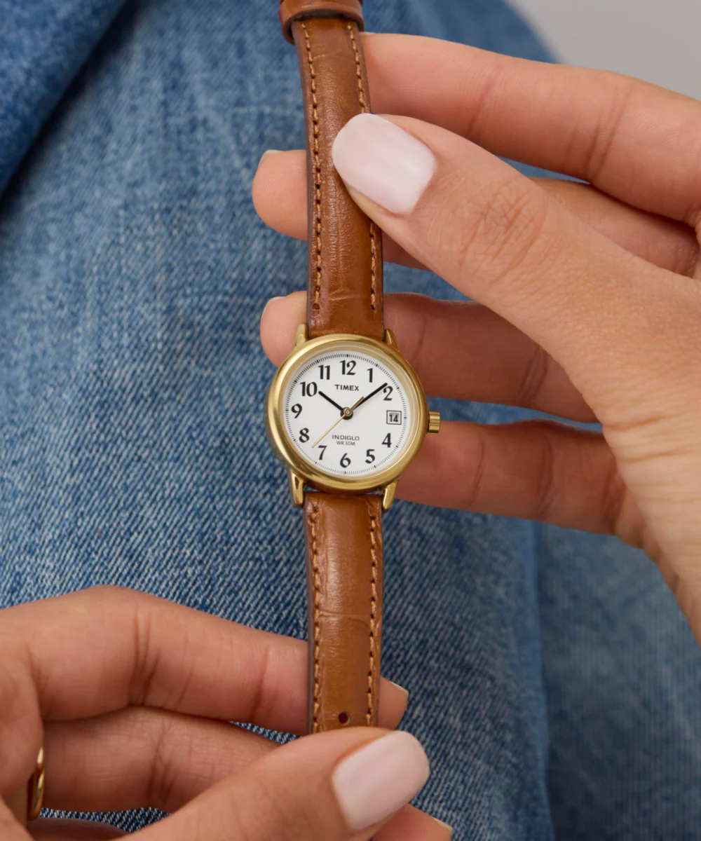 Easy Reader® 25mm Leather Strap Watch - Image 3