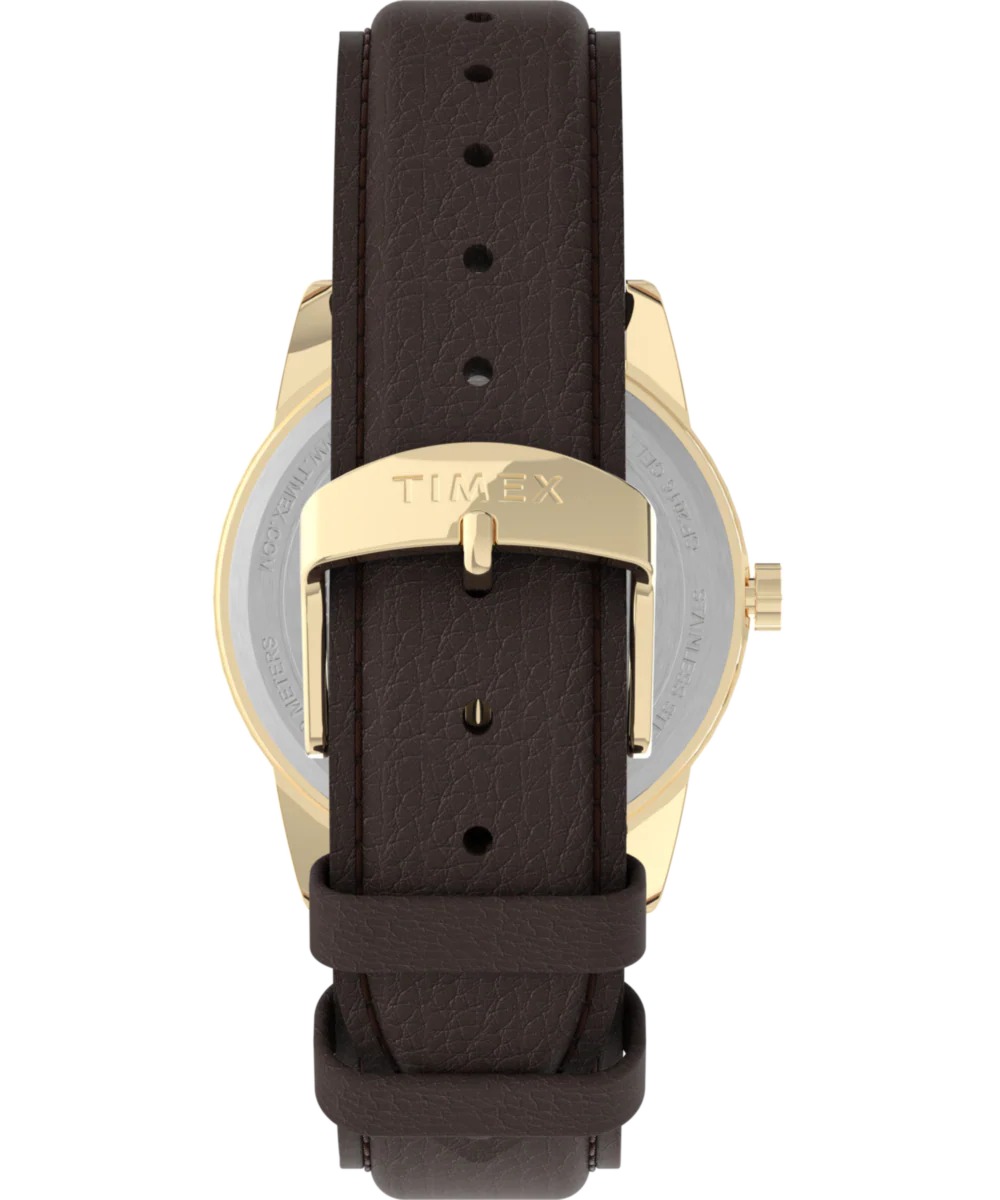 Easy Reader 38mm Leather Strap Watch - Image 3