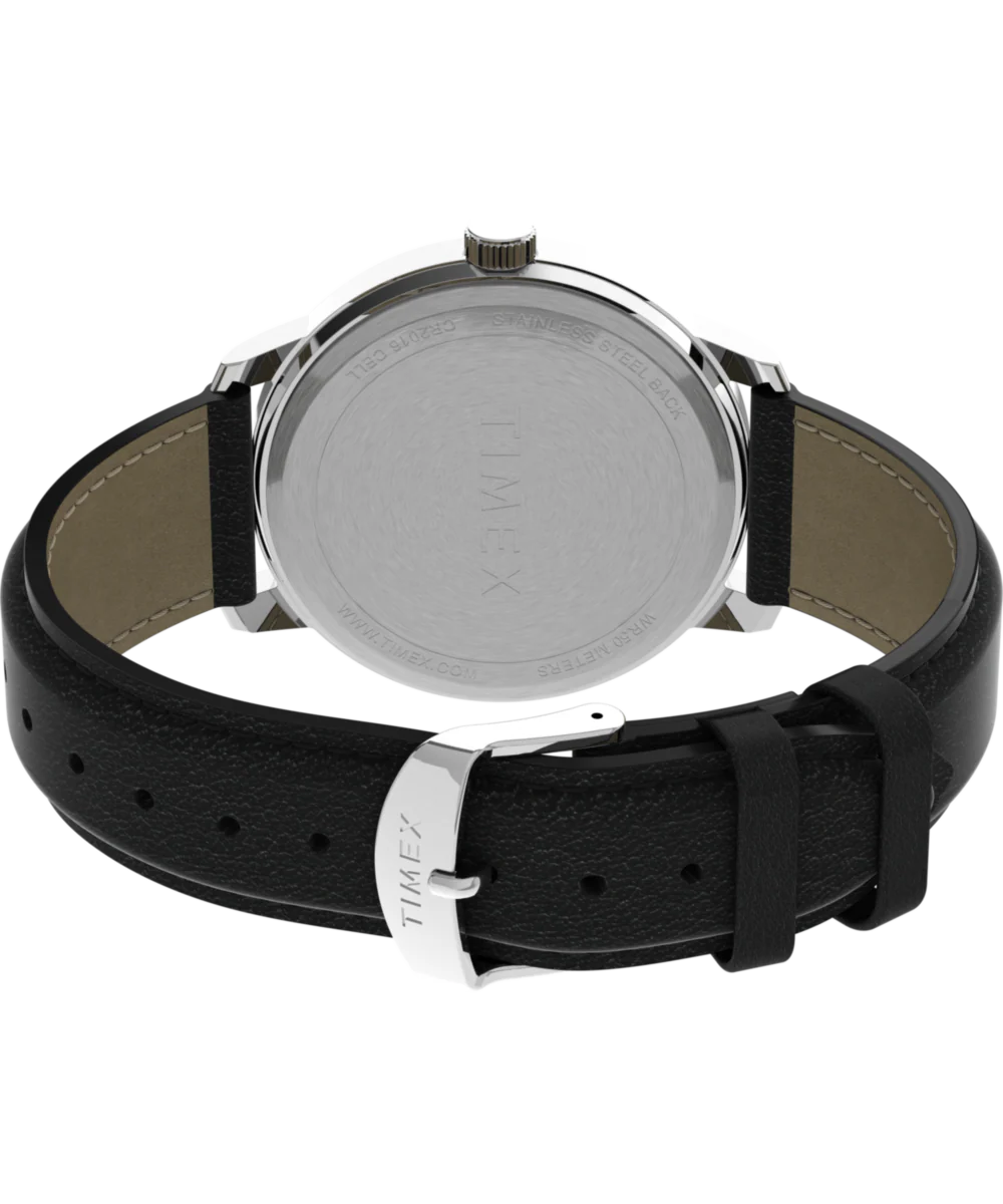 Easy Reader Bold 43mm Leather Strap Watch - Image 5