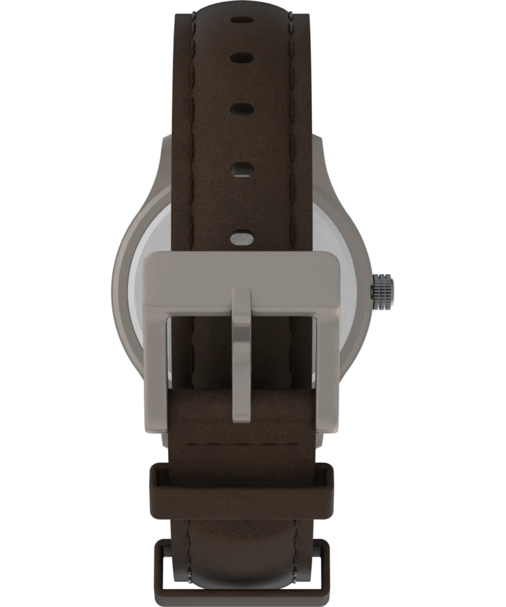 Expedition Metal Field 37mm Leather Strap Watch - Image 3