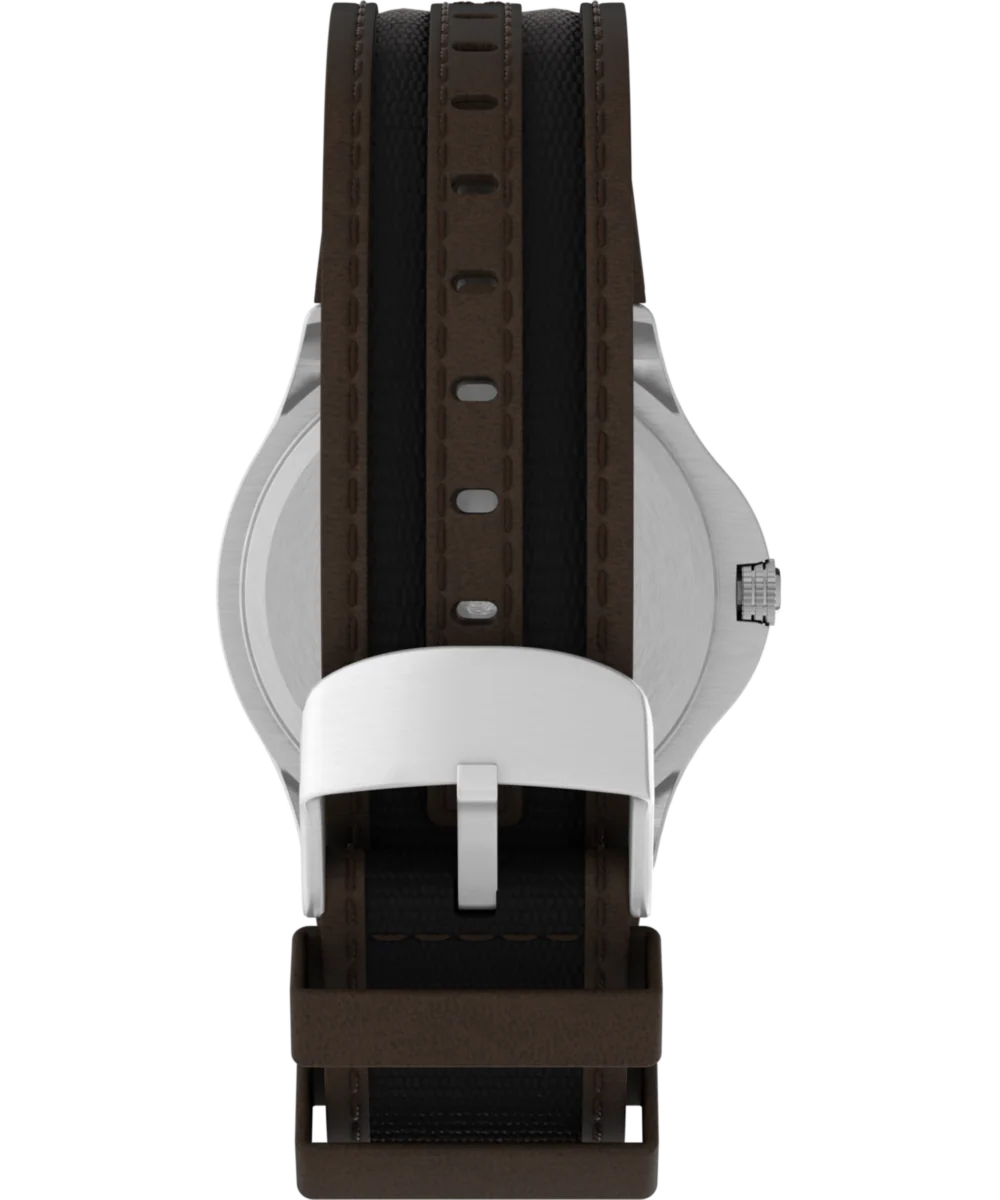 Expedition Metal Field 40mm Leather Strap Watch - Image 3