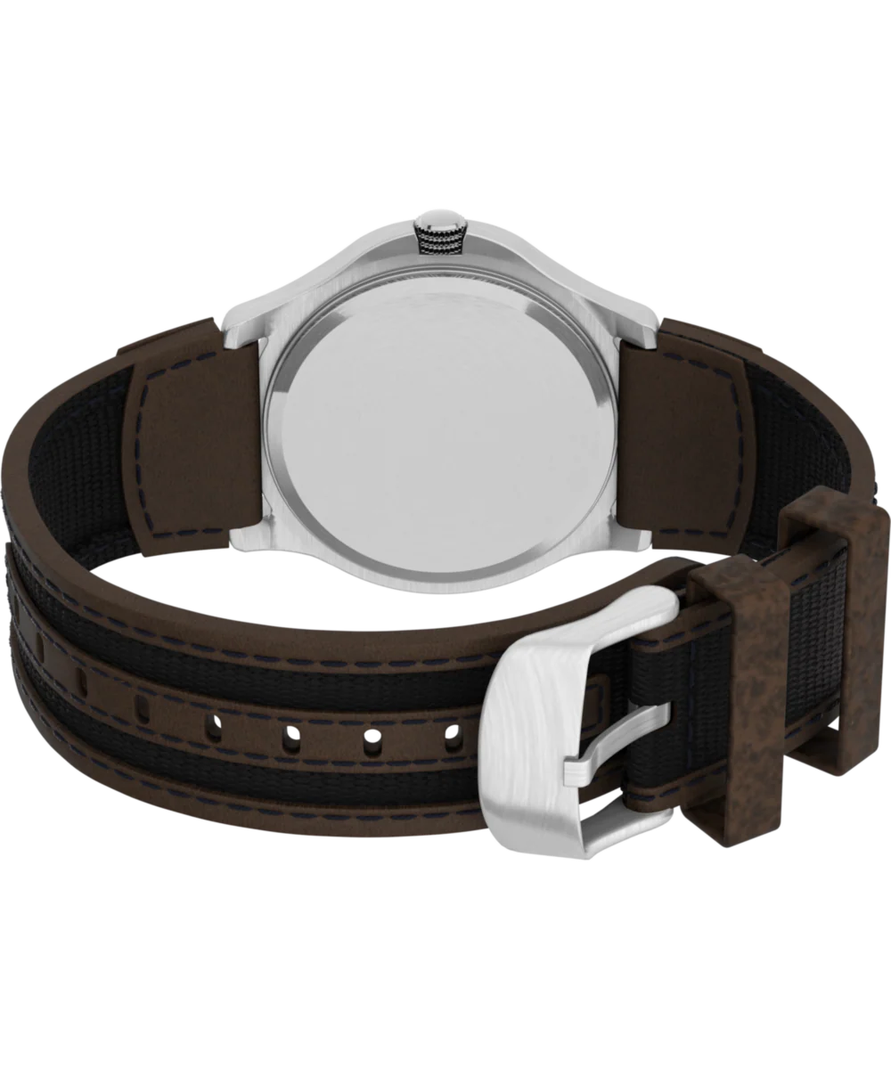 Expedition Metal Field 40mm Leather Strap Watch - Image 4