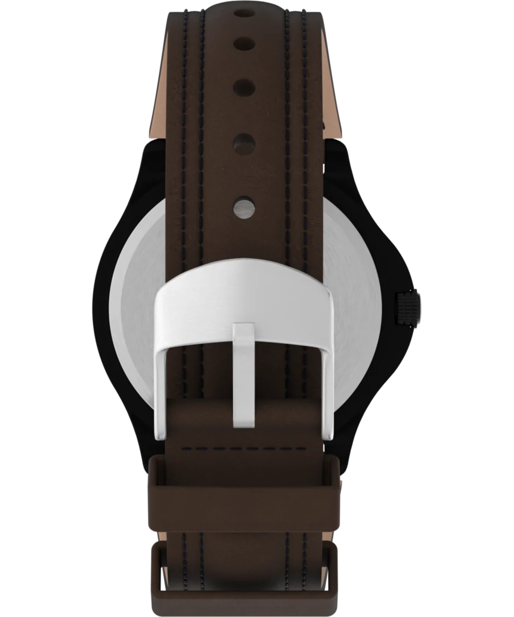 Expedition Metal Field 40mm Leather Strap Watch - Image 3
