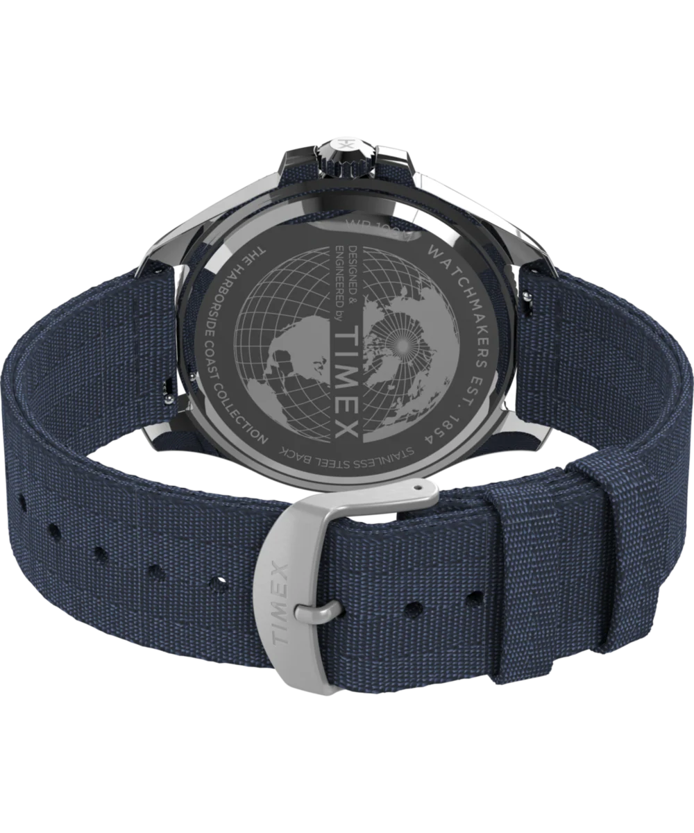 Harborside Coast 44mm Recycled Fabric Strap Watch  - Image 5