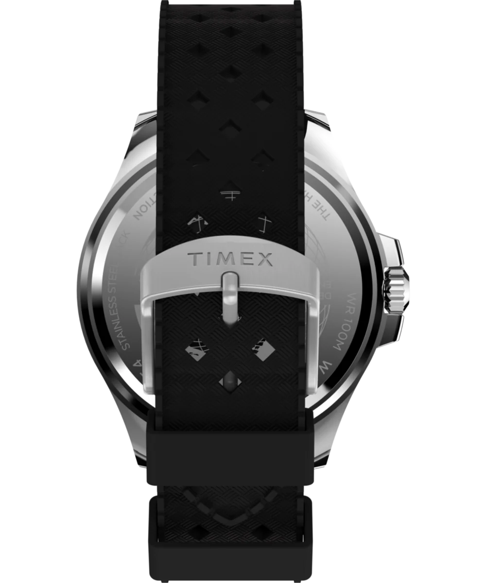 Harborside Coast 44mm Synthetic Rubber Strap Watch - Image 3
