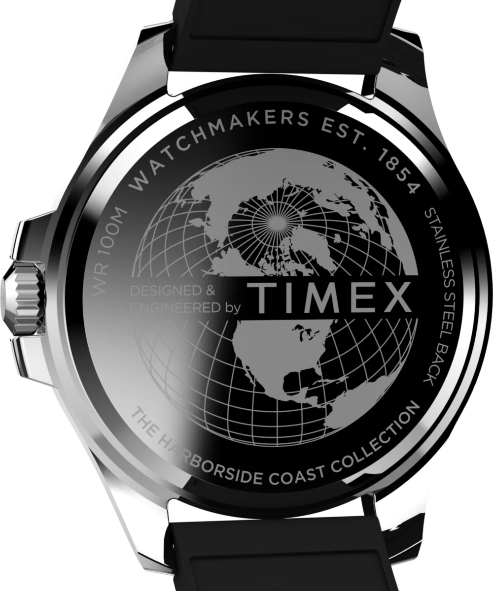 Harborside Coast 44mm Synthetic Rubber Strap Watch - Image 4