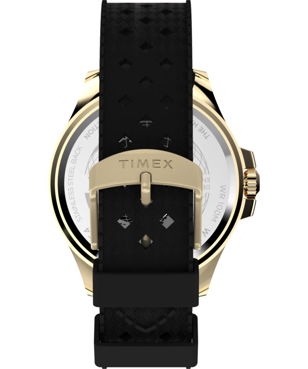 Harborside Coast 44mm Synthetic Rubber Strap Watch - Image 4