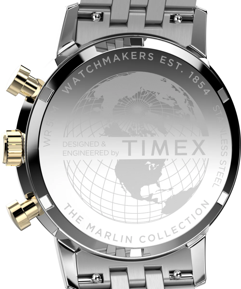 Marlin® Chronograph Tachymeter 40mm Stainless Steel Bracelet Watch  - Image 6