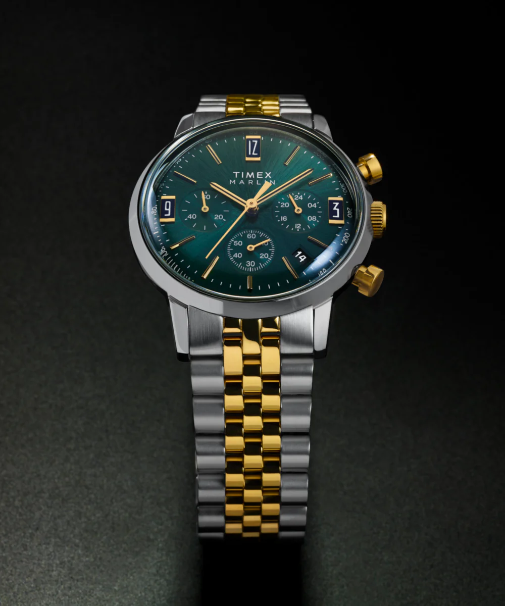 Marlin® Chronograph Tachymeter 40mm Stainless Steel Bracelet Watch  - Image 9