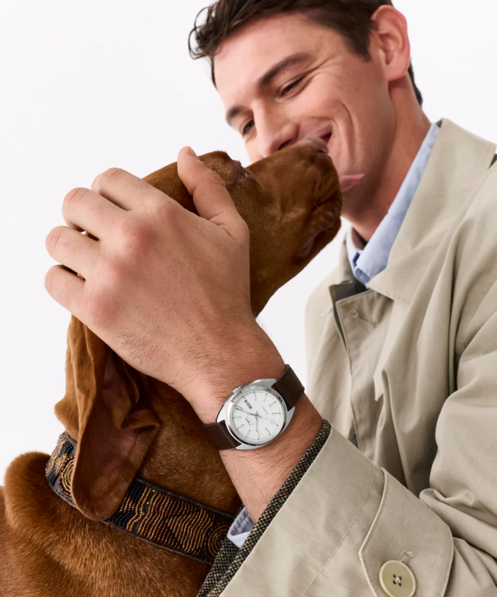 Marlin® Draper Automatic 37mm Leather Strap Watch - Image 8