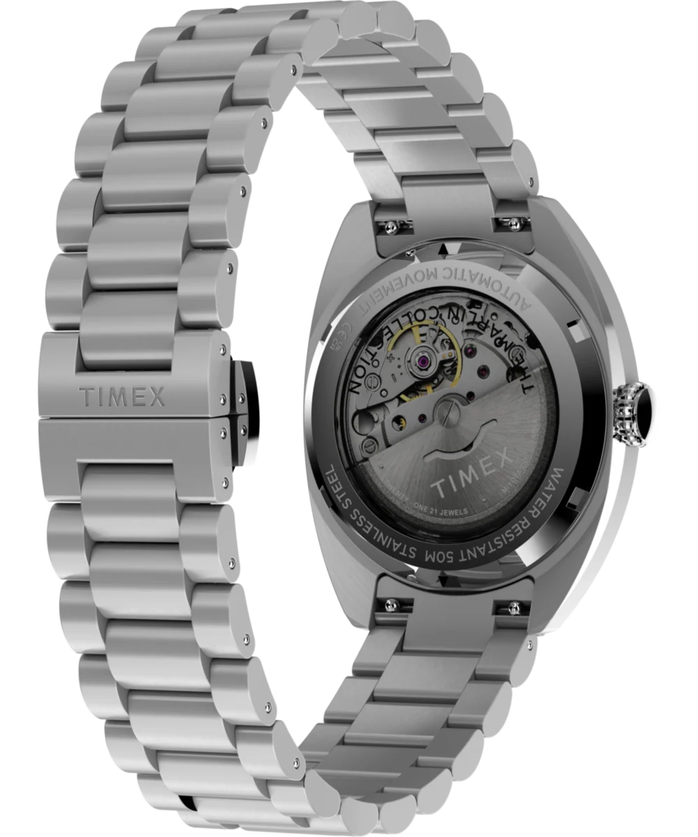Marlin® Draper Automatic 37mm Stainless Steel Bracelet Watch - Image 6