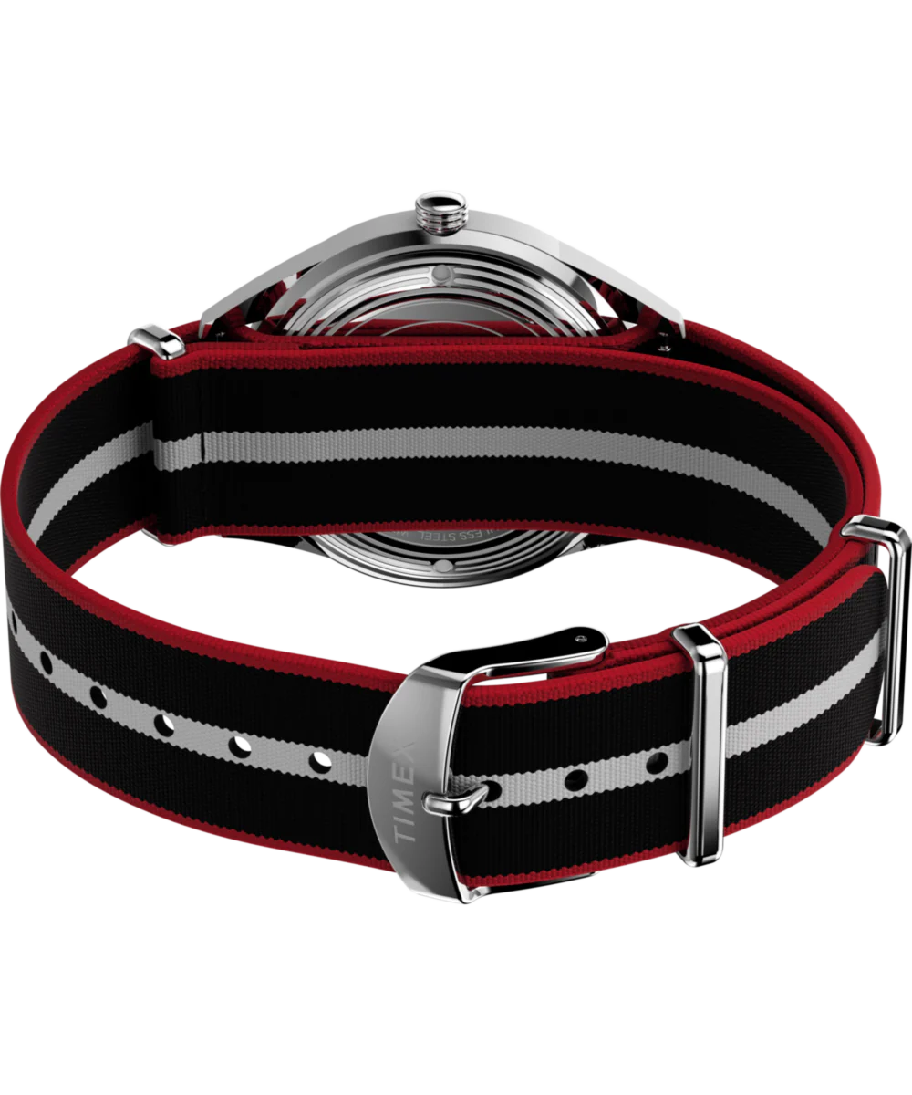 Marlin® Jet Quartz 38mm Fabric Strap Watch - Image 5