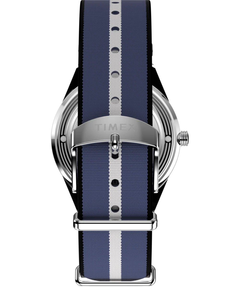 Marlin® Jet Quartz 38mm Fabric Strap Watch - Image 3