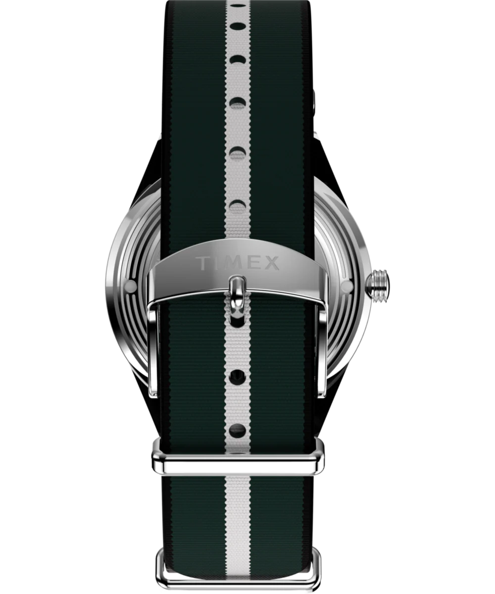 Marlin® Jet Quartz 38mm Fabric Strap Watch - Image 3