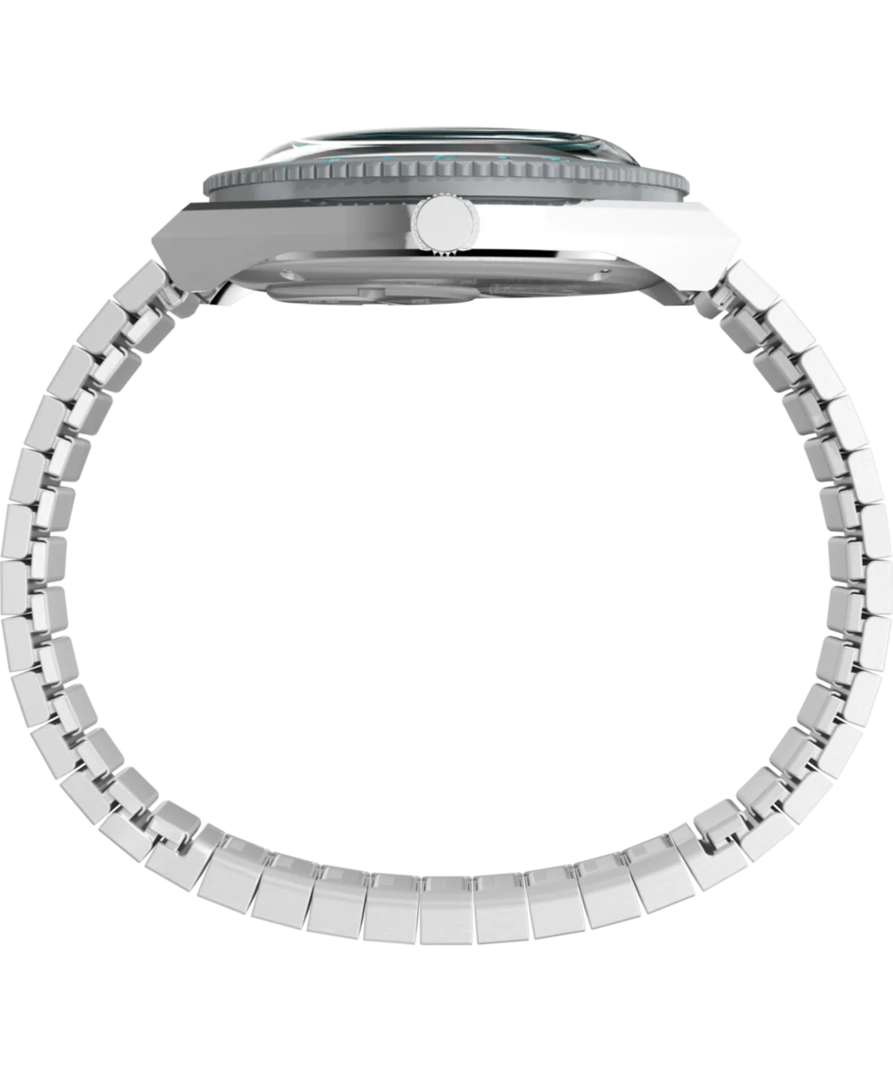 Peanuts® x Q Timex® 36mm Stainless Steel Expansion Band Watch - Image 4