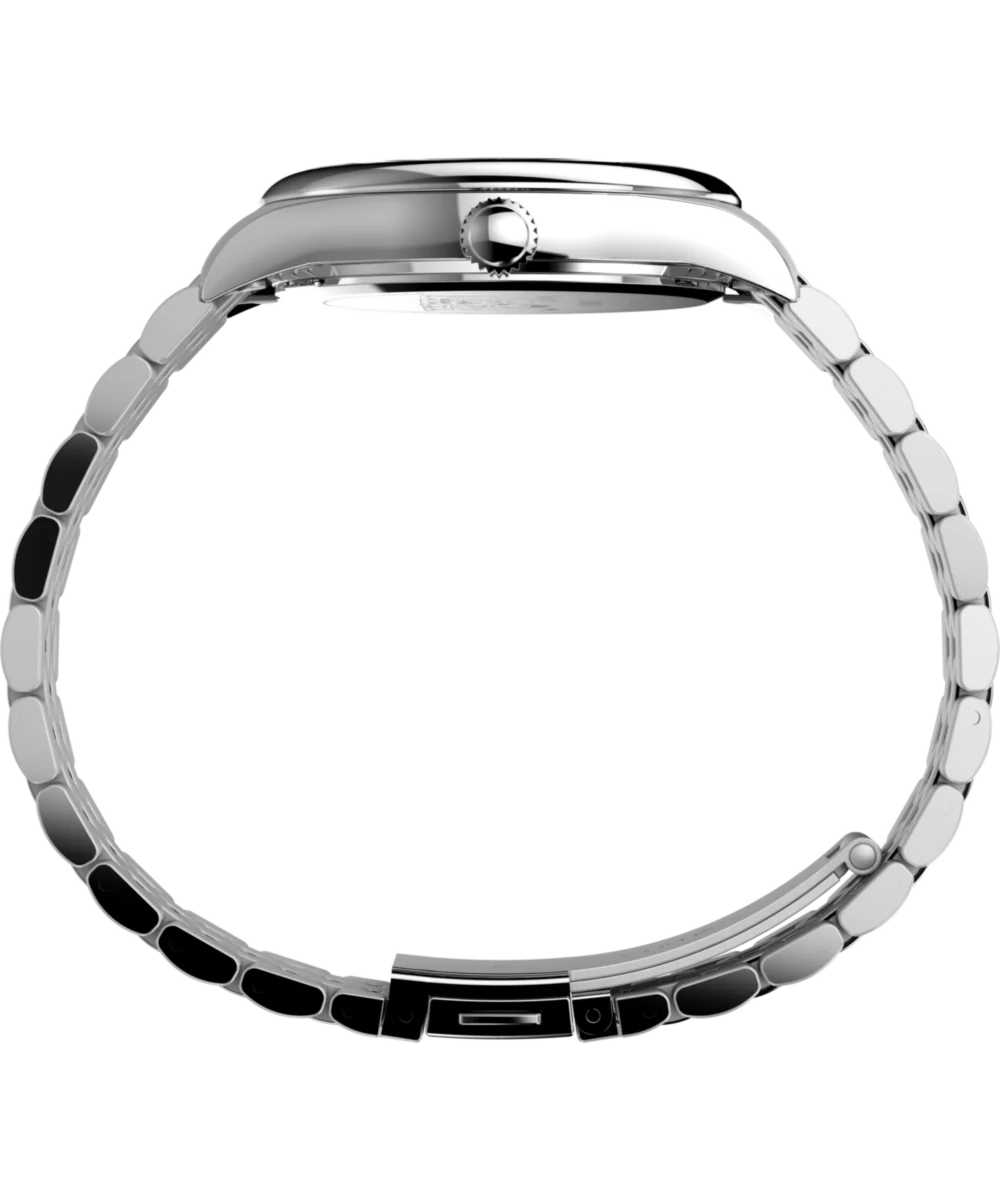 Peanuts® x Timex Legacy Snoopy with Flower Dial 36mm Stainless Steel Bracelet Watch - Image 3