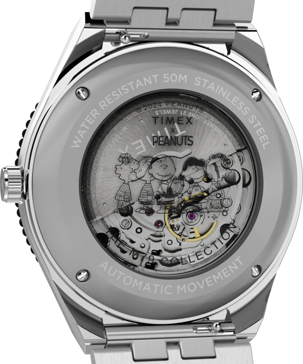 Peanuts® x Timex M79 Automatic 40mm Stainless Steel Bracelet Watch - Image 4
