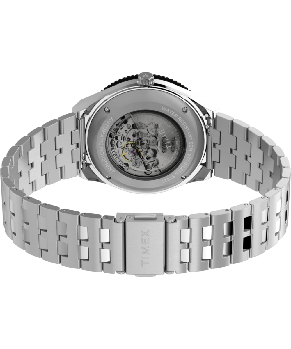 Peanuts® x Timex M79 Automatic 40mm Stainless Steel Bracelet Watch - Image 5