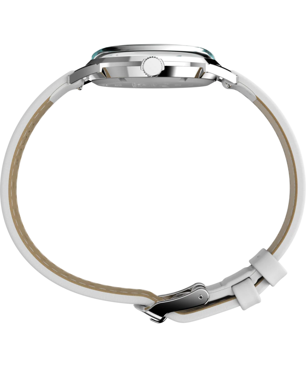 Peanuts® x Timex Marlin® Flower Dial 38mm Leather Strap Watch - Image 3