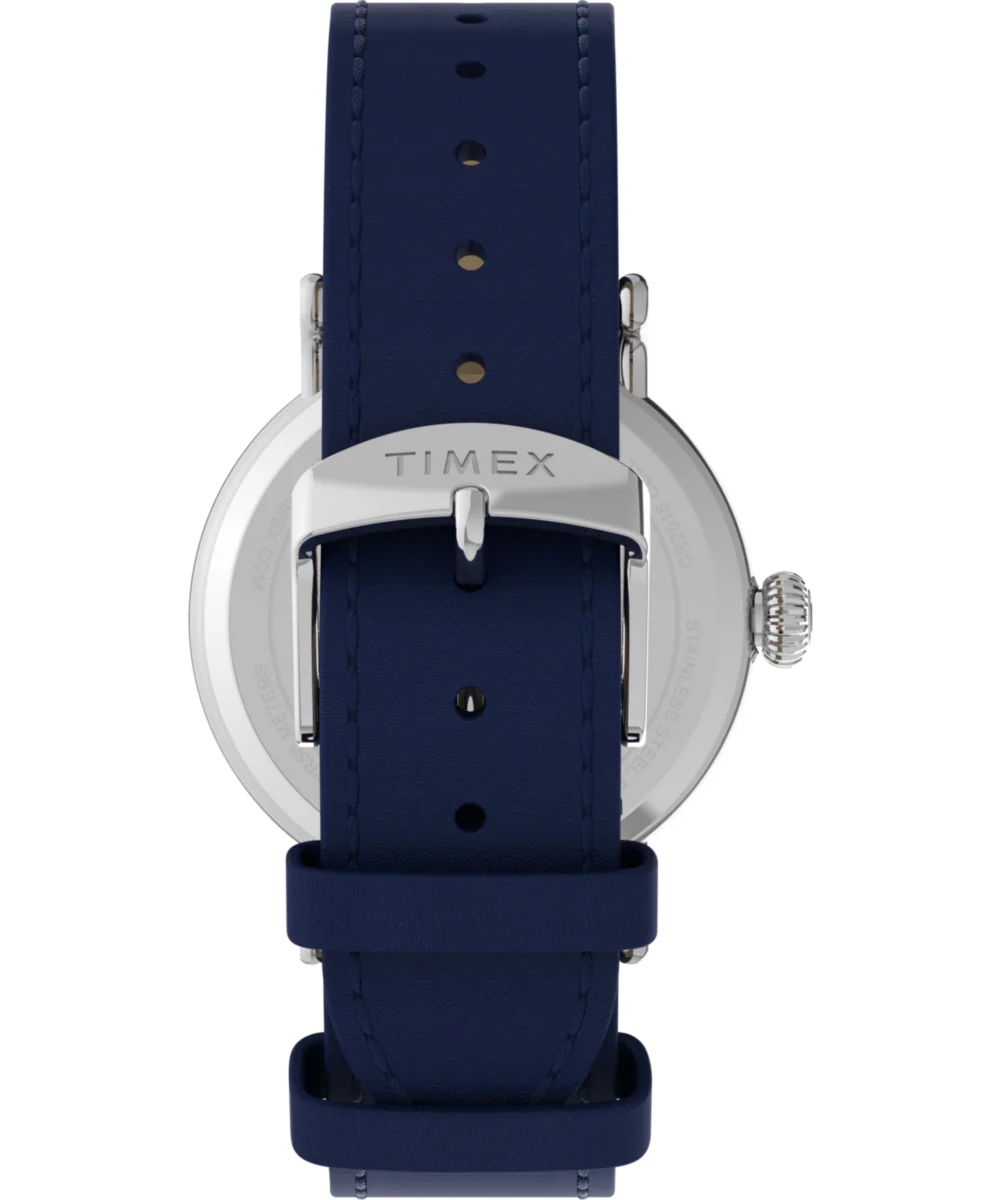 Peanuts® x Timex Standard Pumpkin Patch 40mm Leather Strap Watch   - Image 3