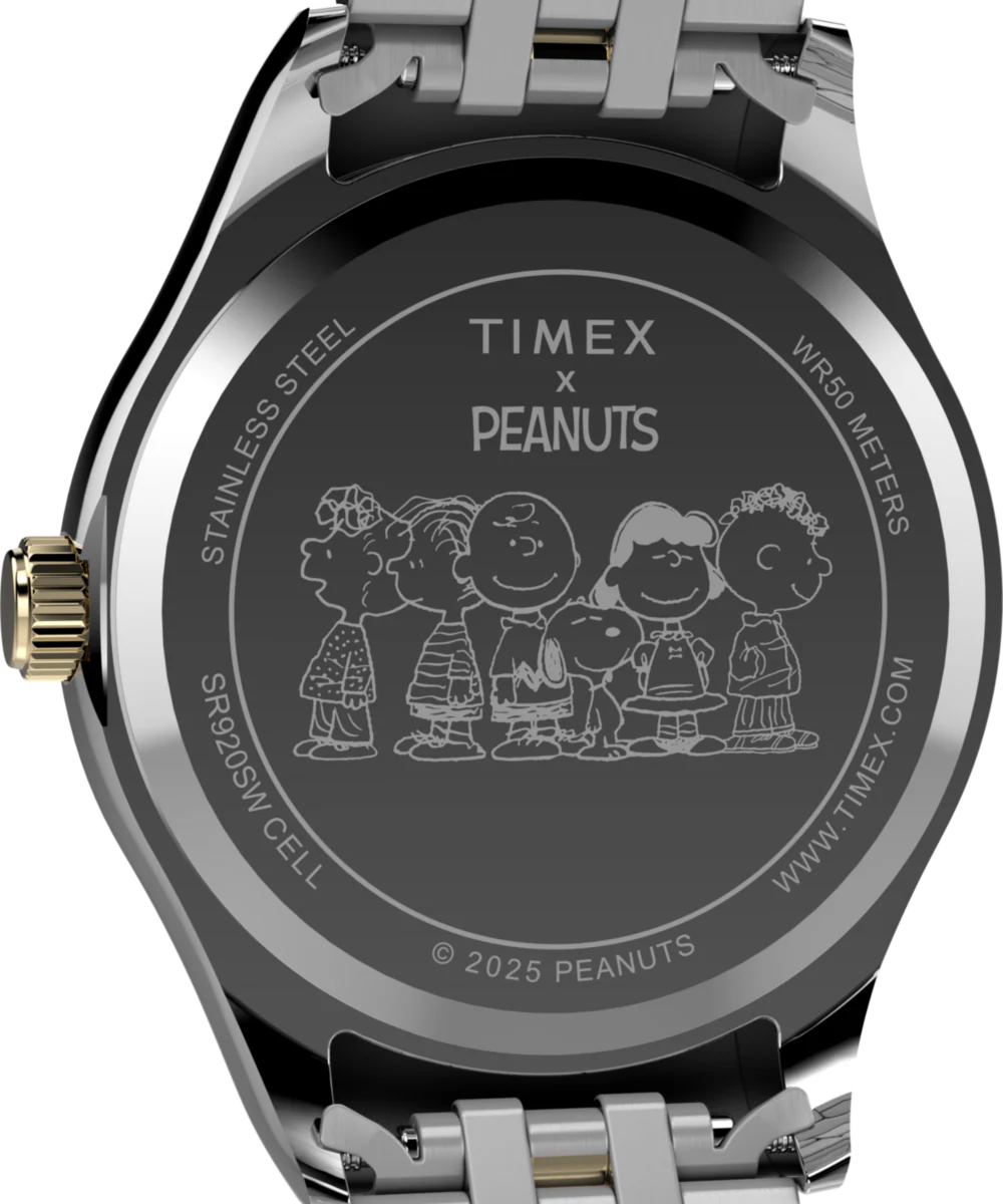 Peanuts® x Timex Timex Legacy Bowtie 34mm Stainless Steel Bracelet Watch - Image 5