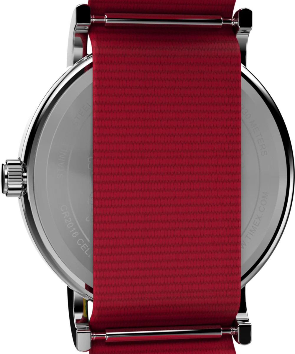 Peanuts® x Timex Weekender Holiday 38mm Fabric Strap Watch - Image 4