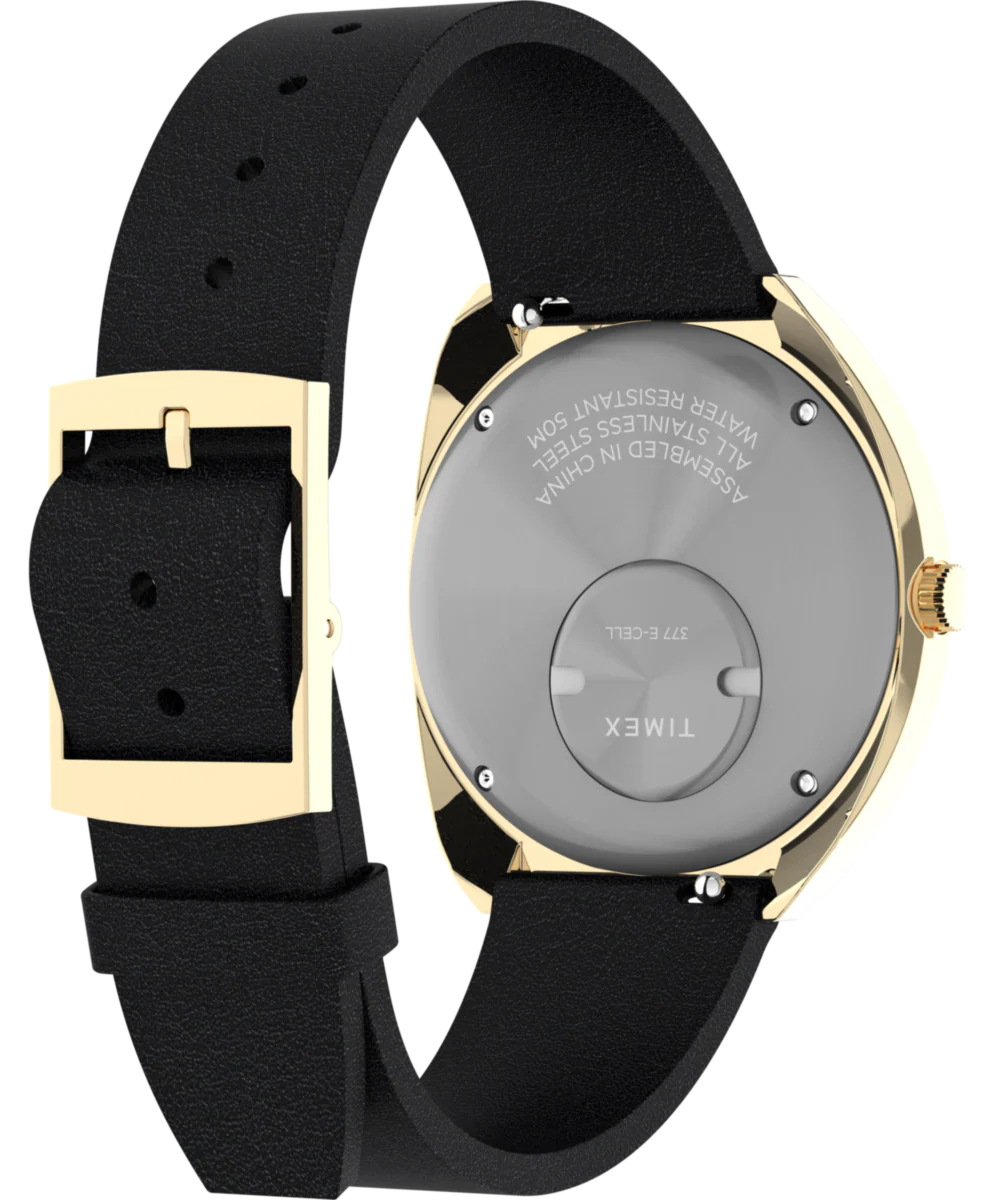 Q Timex 1972 Reissue 39mm Leather Strap Watch - Image 5