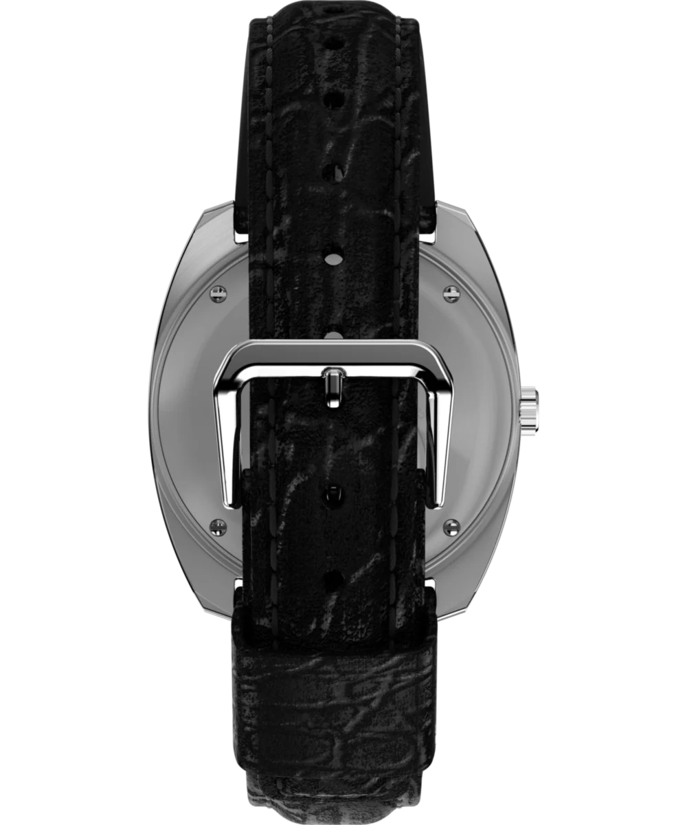 Q Timex 1978 Day/Date 37.5mm Leather Strap Watch - Image 3