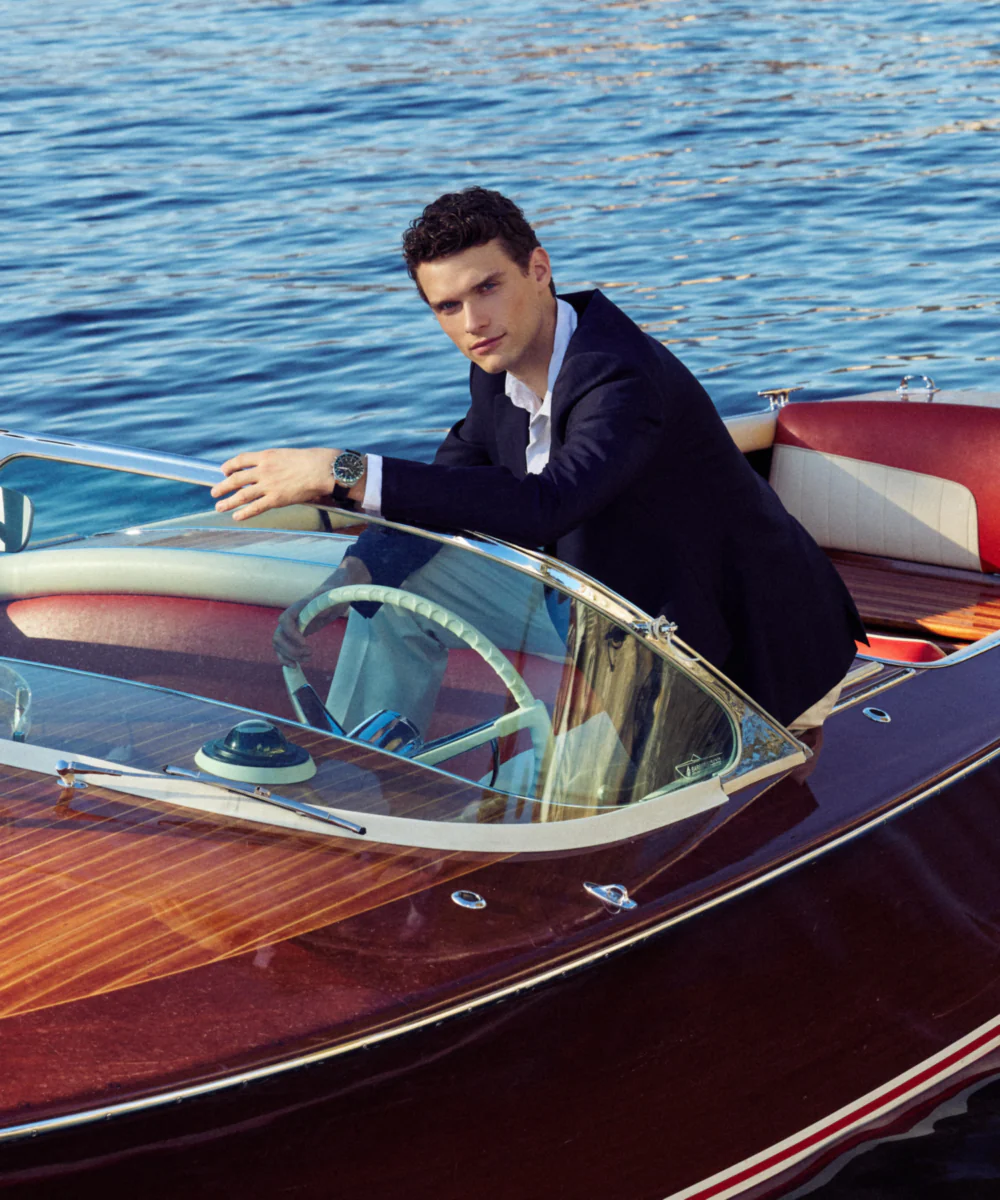 Q Timex Continental Chronograph 40mm Synthetic Rubber Strap Watch - Image 8