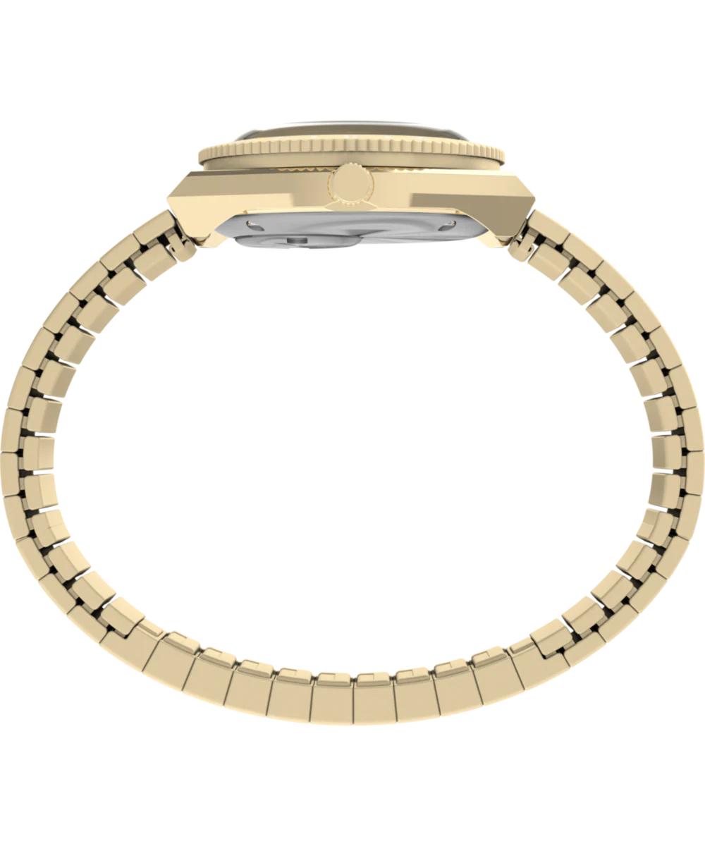 Q Timex® Mini 30mm Stainless Steel Expansion Band Watch - Image 3