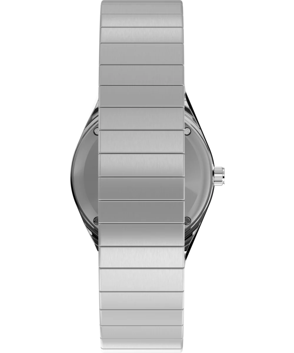 Q Timex® Mini 30mm Stainless Steel Expansion Band Watch - Image 4