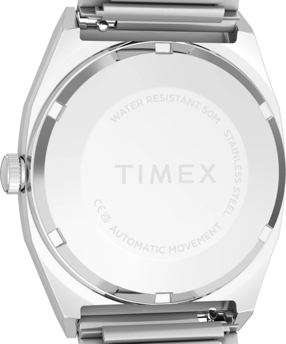 Timex® Automatic 1983 E Line 34mm Stainless Steel Expansion Band Watch - Image 5