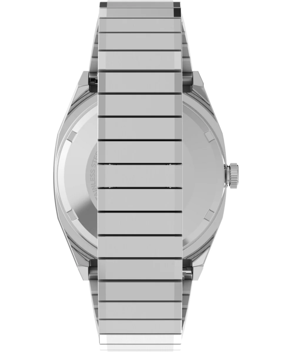 Timex® Automatic 1983 E Line Reissue 34mm Stainless Steel Expansion Band Watch - Image 3