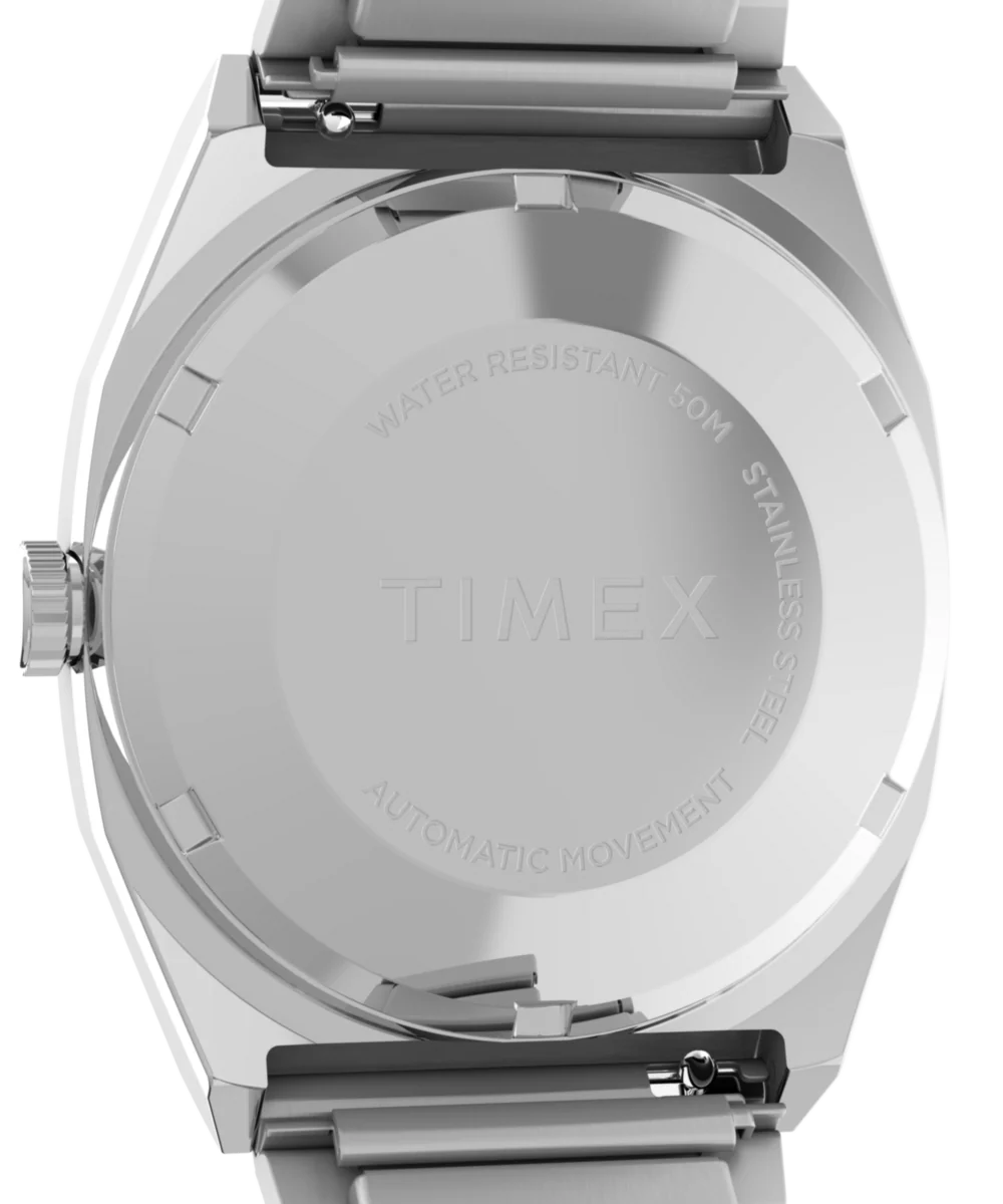 Timex® Automatic 1983 E Line Reissue 34mm Stainless Steel Expansion Band Watch - Image 4
