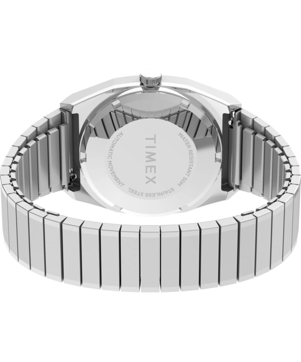 Timex® Automatic 1983 E Line Reissue 34mm Stainless Steel Expansion Band Watch - Image 5