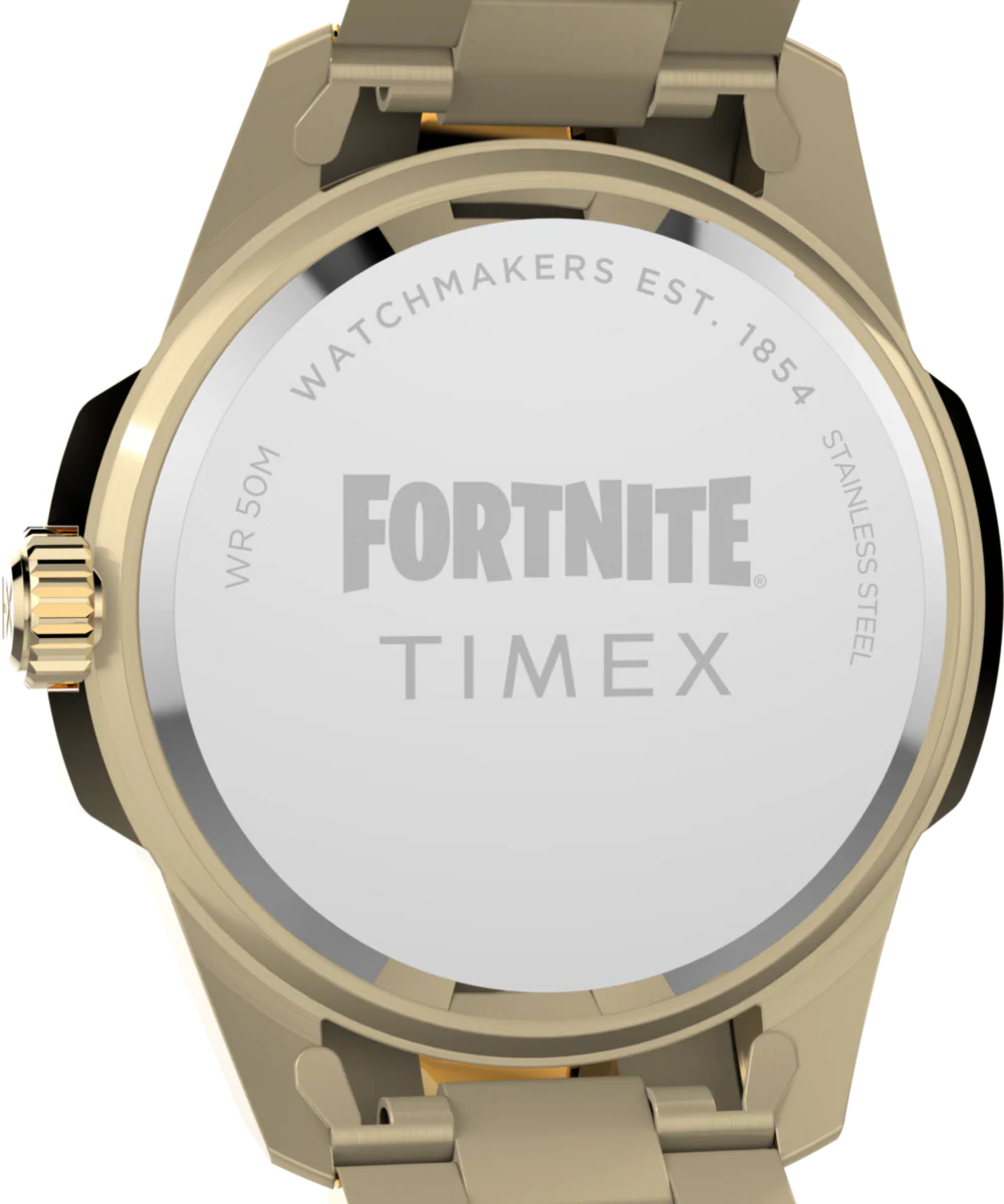 Timex x Fortnite Essex 45mm Stainless Steel Bracelet Watch - Image 4