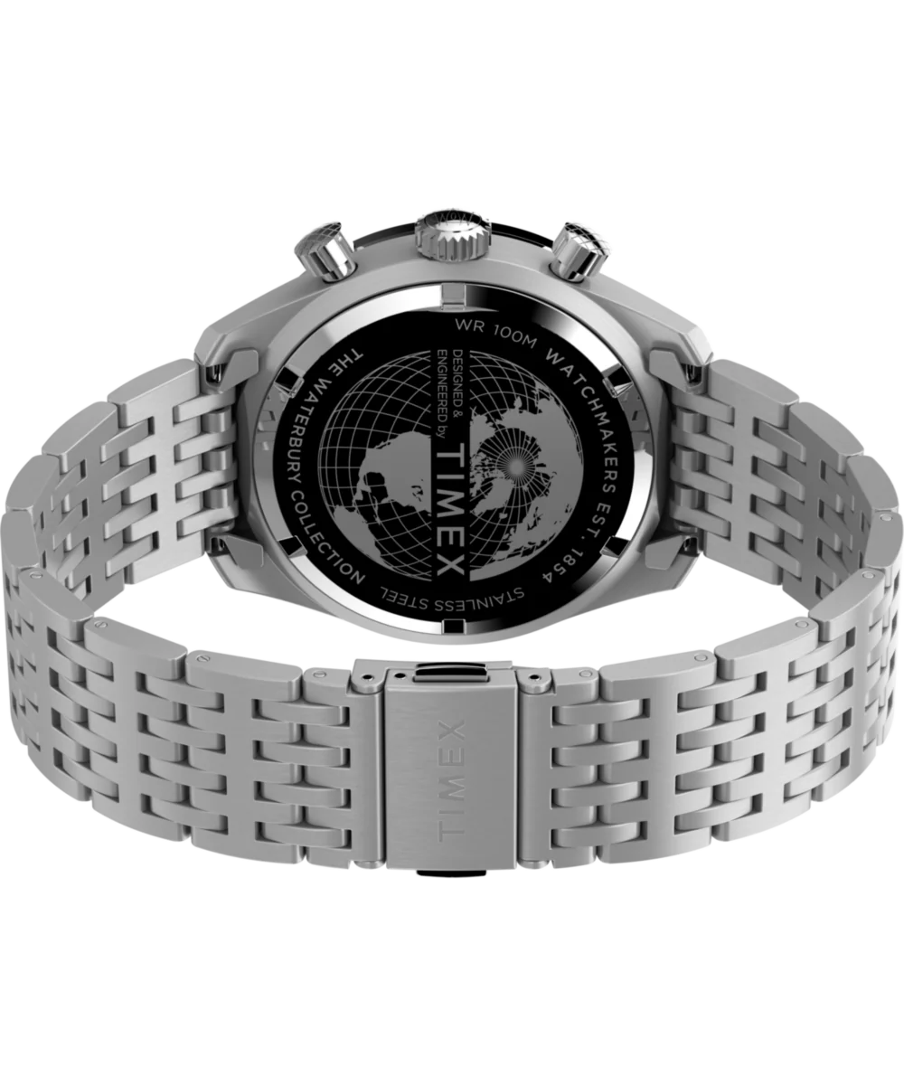 Waterbury Chronograph 41mm Stainless Steel Bracelet Watch - Image 5