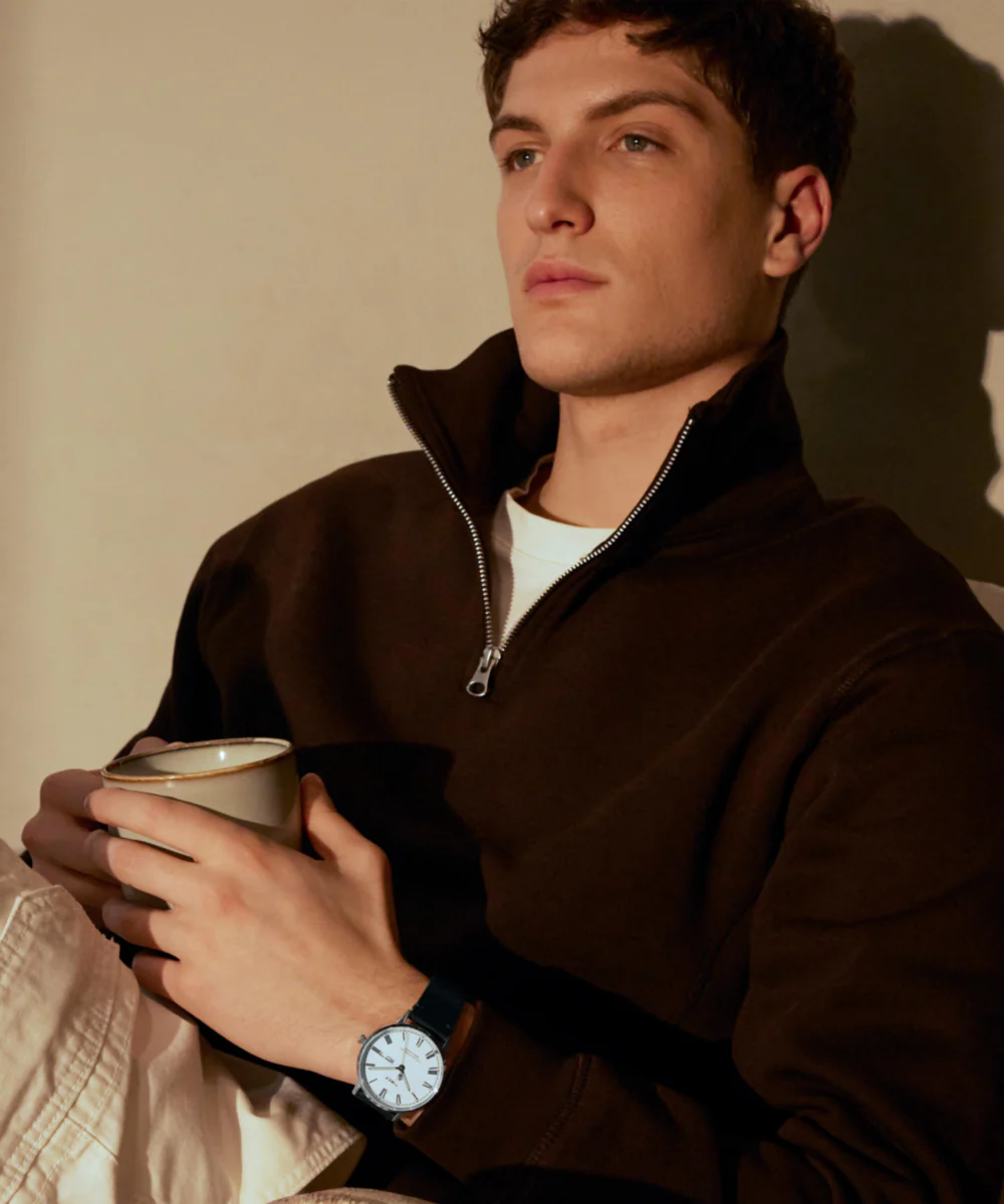 Waterbury Classic 40mm Leather Strap Watch - Image 9